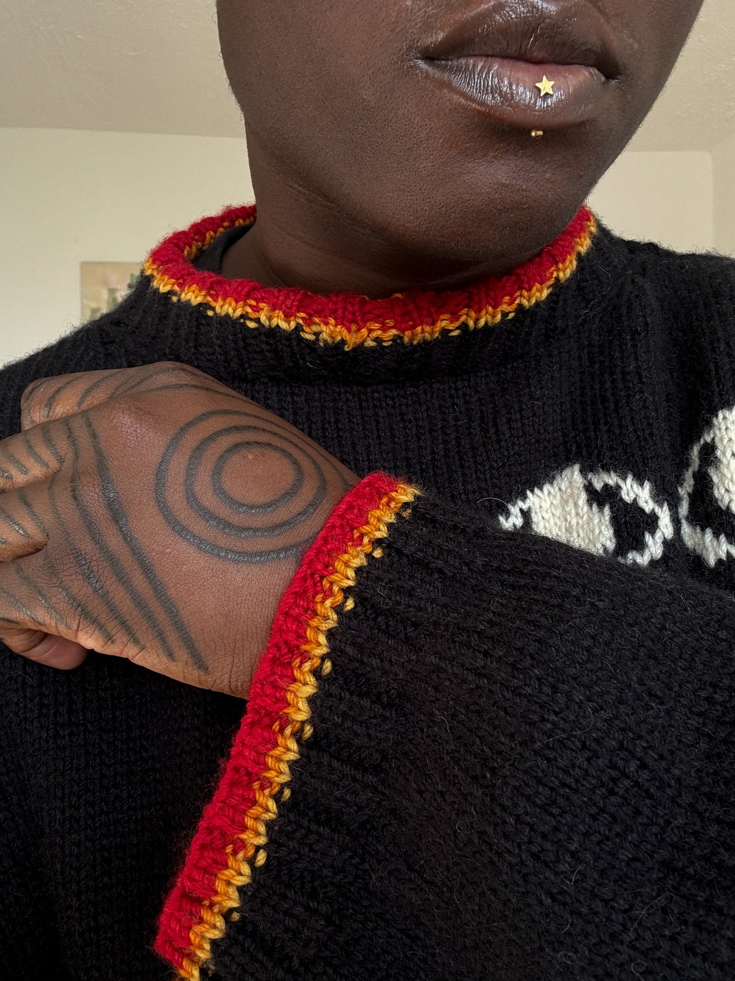 “Who turned out the lights?” jumper